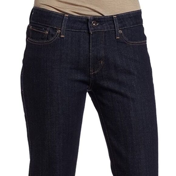 Levi’s Slight Curve Classic Dark Blue Boot Cut Womens Jeans Womens Sz 16/33 - Picture 5 of 11